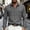 Dark Gray, variant on Men's Button Up Shirts Smart Casual Lightweight Long Sleeve Shirts for Daily Office, Regular Fit Breathable Tops with Chest Pocket