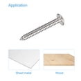 thumbnail image 4 of Unique Bargains #14 x 2' 304 Stainless Steel Phillips Head Self Tapping Screws 10 Pack, 4 of 4