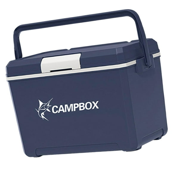 Nevera portátil aislada para coche, nevera portátil para ción de alimentos, con retención de hielo Azul