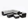 thumbnail image 1 of Innesbrook Collection 9-Piece Aluminum Patio Conversation Set with Grey Cushions, 1 of 2