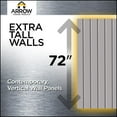 thumbnail image 2 of Arrow Elite Steel Storage Shed, 10x4, Blue Grey, 2 of 8