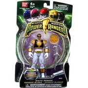 Power Rangers Mighty Morphin 4 Inch Action Figure White Ranger (Includes Power Coin!)