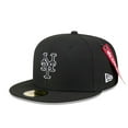 thumbnail image 3 of Men's New Era x Alpha Industries  Black New York Mets 59FIFTY Fitted Hat, 3 of 5