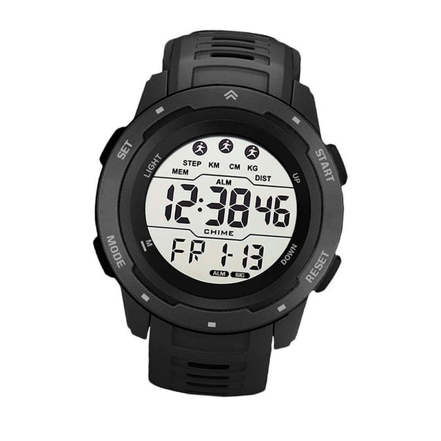 RELOJ Deportivo Digital, Pantalla Luminosa, Reloj Deportivo Para Correr, Multifuncional, A Prueba de Agua Para Hombres