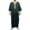 Green, variant on RYDCOT Mens Satin Kaftan Thobe V-Neck Half Sleeve Muslim Robe Dubai Long Gown Saudi Arab Thobe Robes for Summer Beach Navy