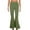 Green, variant on WIZUTIZ Work Pants Women Lightweight Leisure Loose Wide Leg Beach Pants Elastic Stretch High Waist 7/8 Length Palazzo Pants Solid Flared Dress Pants for Teen Girls Fitness Clubs Green