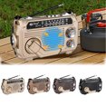 thumbnail image 3 of Radio Solaire d'Urgence, Radio d'Urgence FM/AM avec Réutilisable de Dynamo Solaire avec LED, Alarme USB Radio de Camping Al Libre, 3 of 3