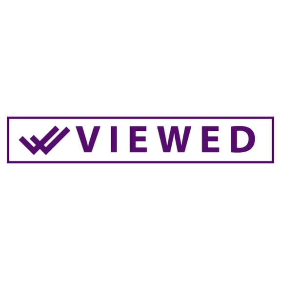 Printtoo Viewed Self Inking Rubber Stamp Pre-Inked Office Stamp- Home Office Business Stationery, Purple- 42 x 9 mm