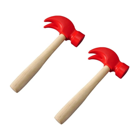 

Bestonzon Hammerkids Wooden Hammers Hammer Wood Toys Tools Mini Tool Small Hammers Toy Kid Simulation Educational Play Wooden