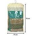 thumbnail image 2 of Kuber Industries Metalic Print Non)woven Hanging Saree Cover Wardrobe Organiser With Hanger (Gold)Pack of 18)-25_F_KUBMART15527, 2 of 4