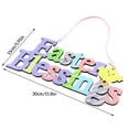 thumbnail image 3 of 1 Set Door Decorations Wood Rabbit Spring Letter Pattern Party Supply Easter Wreath Cute Eye-catching Doors Hangers Wreathes JM00291, 3 of 8