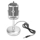 thumbnail image 1 of Vintage Wired Condenser Microphone, Clear Sound, Adjustable Angle, Plug and Play, Retro, for Karaoke, Stage, Studio, 1 of 4