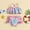 Pink, variant on RTKFRFL Swimsuits For Teens 2 Piece Colorful Print Cross Back Halter Cute Bikini Set Summer Beach Beachwear Swimwear Bathing Suit