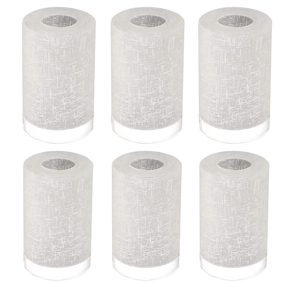 Sustitutos de pantalla de vidrio Sewterolyn White Linen, paquete de 6
