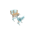 thumbnail image 4 of Escritorio Ergonómico Sofdesk para Niños Con Librero Azul, 4 of 7