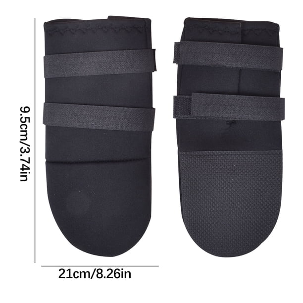 Equipo de protección para patas, cubre tobillos, cubrezapatos de tela para buceo, tamaño grande, mediano y pequeño, tela duradera, plegable y portátil, para deportes al aire libre,