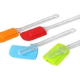 thumbnail image 6 of Silicone Spatula Set - Heat Resistant & BPA Free - 4 Piece Nonstick Rubber Spatula for Cooking, Baking, Mixing, Frosting - Dishwasher Safe Kitchen Utensils - 9.5" Long, 6 of 8