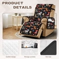 thumbnail image 5 of SCRAWLGOD Dog Floral Print Recliner Chair Cover Breathable Anti Dust Furniture Protector Non Slip Recliner Cover with Elastic Straps, 5 of 7