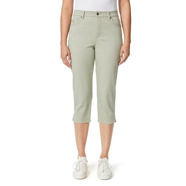 Gloria Vanderbilt Women's Amanda Capris 10 Petite Frosted Glass
