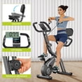 thumbnail image 4 of Folding Exercise Bike,10-Level Magnetic Quiet Resistance, 330LBS Capacity, Dprodo Upright Compact Indoor Cycling Bike for Home Workouts (Gray), 4 of 9
