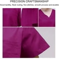 thumbnail image 3 of V Neck Scrub Tops and Pant Short Sleeve Medical Uniform Surgical Robe, 3 of 5