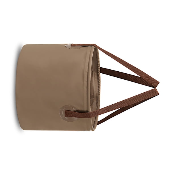 Cubo plegable para exteriores, cubo plegable para exteriores, cubo de agua para acampar con fugas, cubo plegable para exteriores, estética elegante