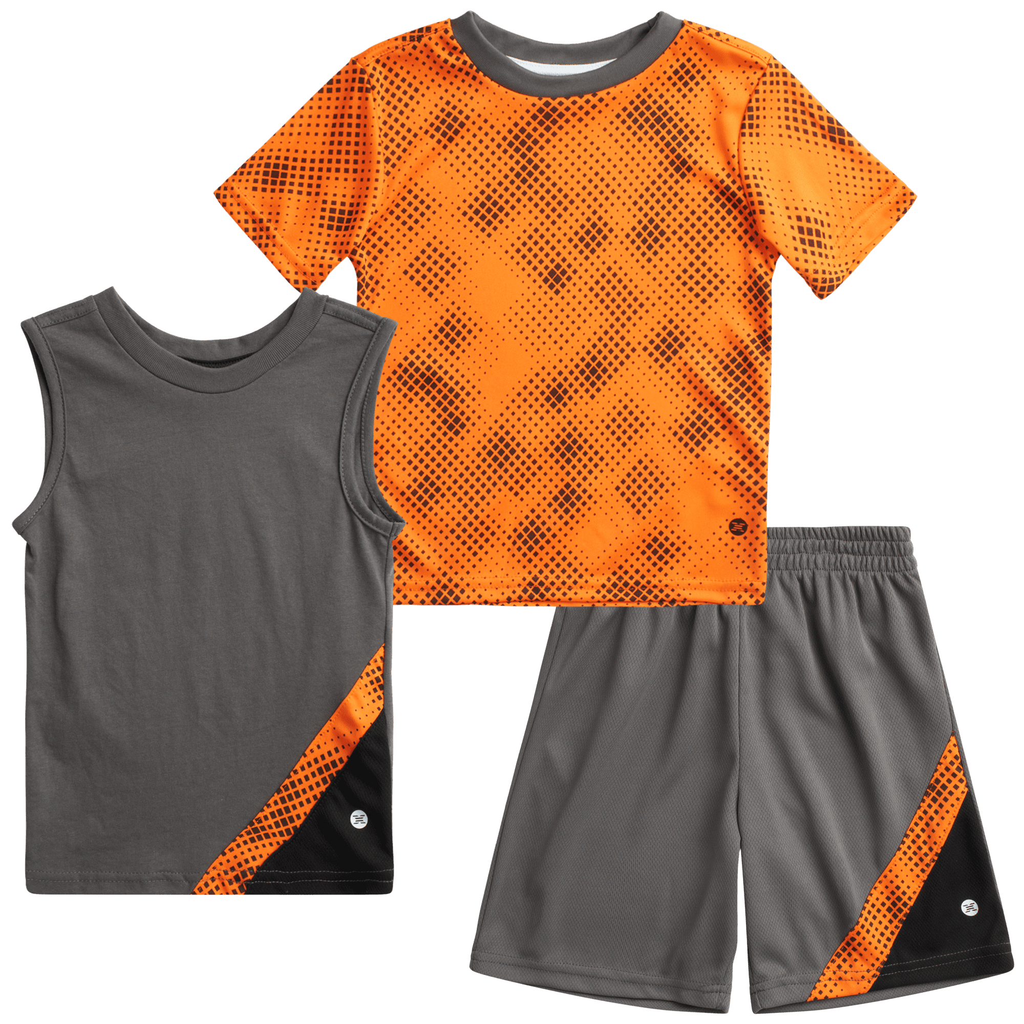 RBX Baby Boys' Active Shorts Set - T-Shirt, Tank Top, and Shorts ...