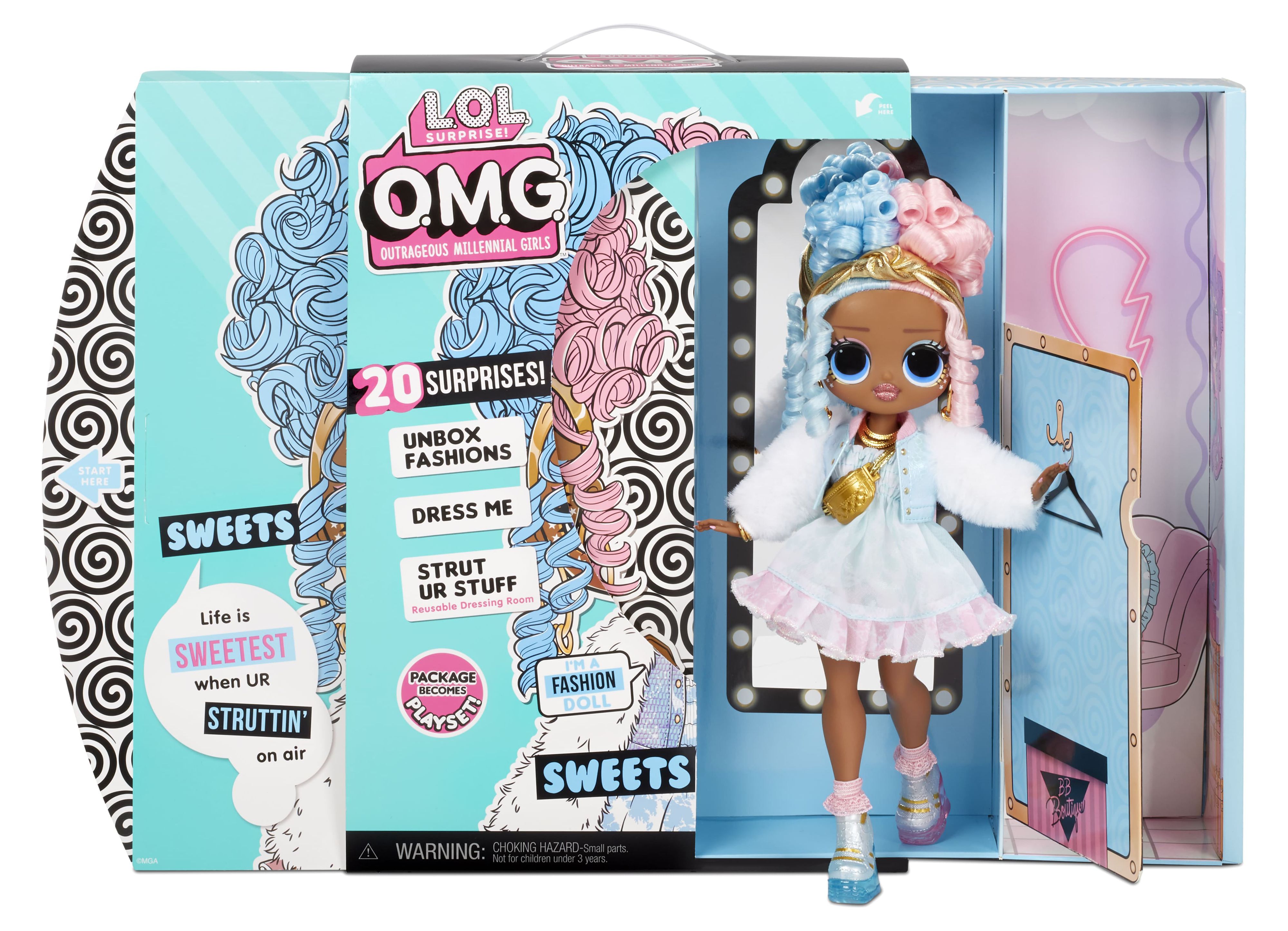LOL Surprise OMG Sweets Fashion Doll - Dress Up Doll Set with 20 Surprises for Girls and Kids 4+ - image 3 of 8