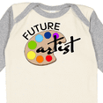 thumbnail image 4 of Inktastic Future Artist with Paints Boys or Girls Long Sleeve Baby Bodysuit, 4 of 5