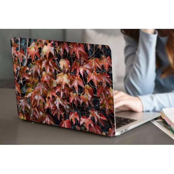 KSK KAISHEK Hard Shell Case Cover for 2018 2019 2020 2021 2022 Release MacBook Air 13 inchs with Touch ID USB Type-C Model: A2337 m1/A2179/A1932 Plants series 0143