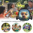 thumbnail image 4 of Yuyamidu Cute Highland Cow Lunch Bag for Girls Portable Handle Large Thermal Cooler Bag Kids Insulated Lunch Box Multifunctional Suitable for Elementary Middle School High School, 4 of 6