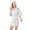 White, variant on TSADFHJI Cotton Sleeveless Nightgowns Women Women's Hooded Silk Robes Satin Kimono Robe Short Silky Bathrobe Bridesmaid Wedding Party Sleepwear M Black