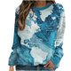 thumbnail image 1 of Sudadera de manga larga con estampado de mujer Blusa informal Tops Pompotops  gfhjh9614, 1 of 5