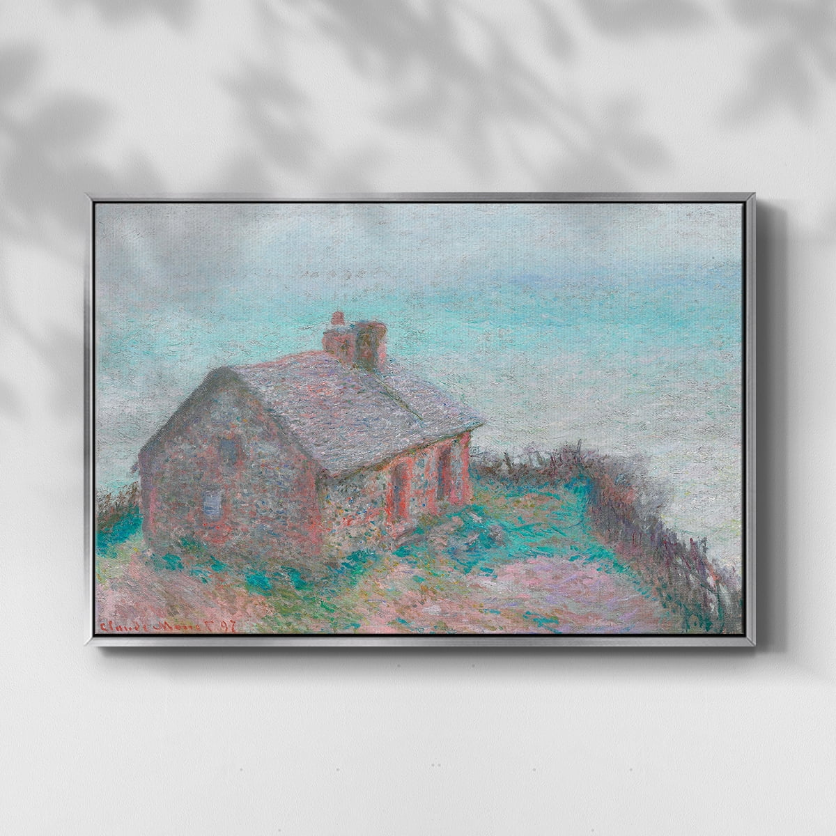 Vintage Landscape-CXLIX By Wexford Home Framed in Silver Wood Gallery Wrapped Canvas 25 in. x 37 in.