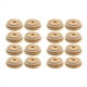thumbnail image 1 of 2 tapas de bambú reutilizables para tarros de 70 mm, tapas de bambú para tarros de albañil con orificio para pajita para tarros de albañil de boca ancha, 1 of 8