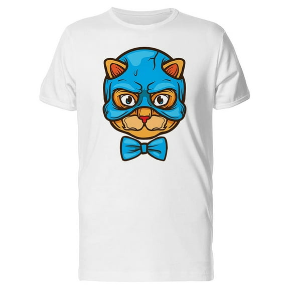 Illustration Cat In Mask T-Shirt Men -Image by Shutterstock, Male 3X-Large