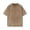 Coffee, variant on Luvrsol Boys' T-Shirt Unisex Kids Solid Basic Breathable Cotton Plain Daily Layering Tops 110-150