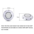 thumbnail image 3 of 12V-ABS Wall Mounted IP68 Waterproof Seven-color Remote Control Underwater Light Lighting Landscape LED Pool Light 18W25W35W45W ,Long Lasting, 3 of 6