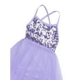 thumbnail image 3 of YONGHS Kids Girls Ballerina Camisole Sequined Lyrical Dress Leotard Skirt Dancewear 2-14, 3 of 7