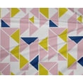 thumbnail image 4 of oneOone Polyester Lycra Fabric Parallelogram & Triangle Geometric Print Fabric By The Yard 56 Inch Wide, 4 of 4