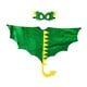 thumbnail image 4 of Capa de dinosaurio para niños, capa de dragón, disfraz cómodo para festivales verde, 4 of 8