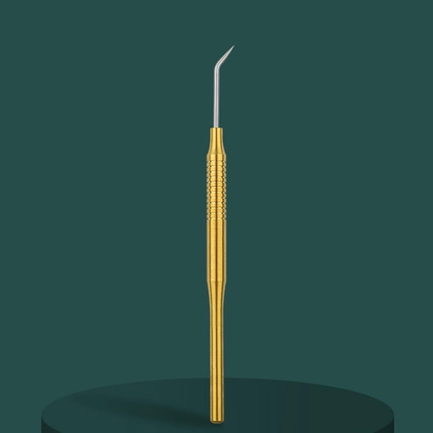Separador de pestañas Levantador de pestañas Separación de pestañas Reutilizable, Pro Perm Injerto Pick Rod 45 degree Ángulo Herramienta de maquillaje para , oro Macarena injerto de pestañas