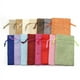 thumbnail image 5 of Bolsa de regalo de Navidad para guardar joyas, bolsita con cordón, bolsa de lino de imitación, 5 of 6