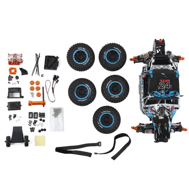 Coche RC a escala, simulación RC eléctrico 4WD WD coche todoterreno simulación RC coche WD respuesta rápida