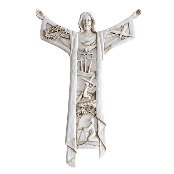 EXCIXING Risen Christ Last Supper Wall for Cross Hanging Decoration for First Holy Commun