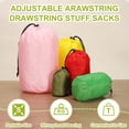 thumbnail image 4 of Uxcell Stuff Sack, Nylon Waterproof Storage Sacks Portable Drawstring Dry Stuff Bag Gear Organization with Toggle, 5x10Inch Fit for Backpacking Camping Traveling Hiking(Brown), 4 of 7