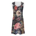 thumbnail image 4 of Puntoco Vestidos Mujer Fancy Women Impreso Elegante Estilo Casual Vestido con Cuello en V con Correa, 4 of 5