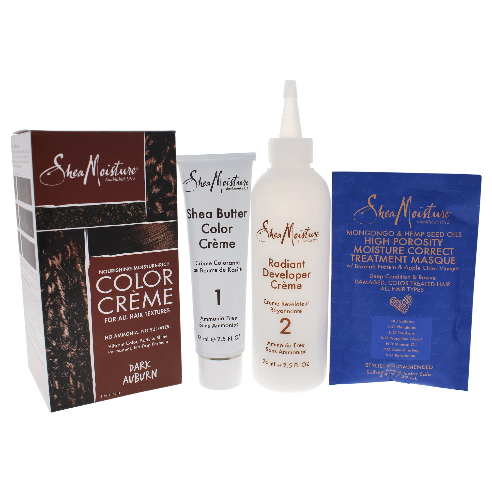 Shea Moisture Nourishing MoistureRich Color Creme Dark Auburn 1