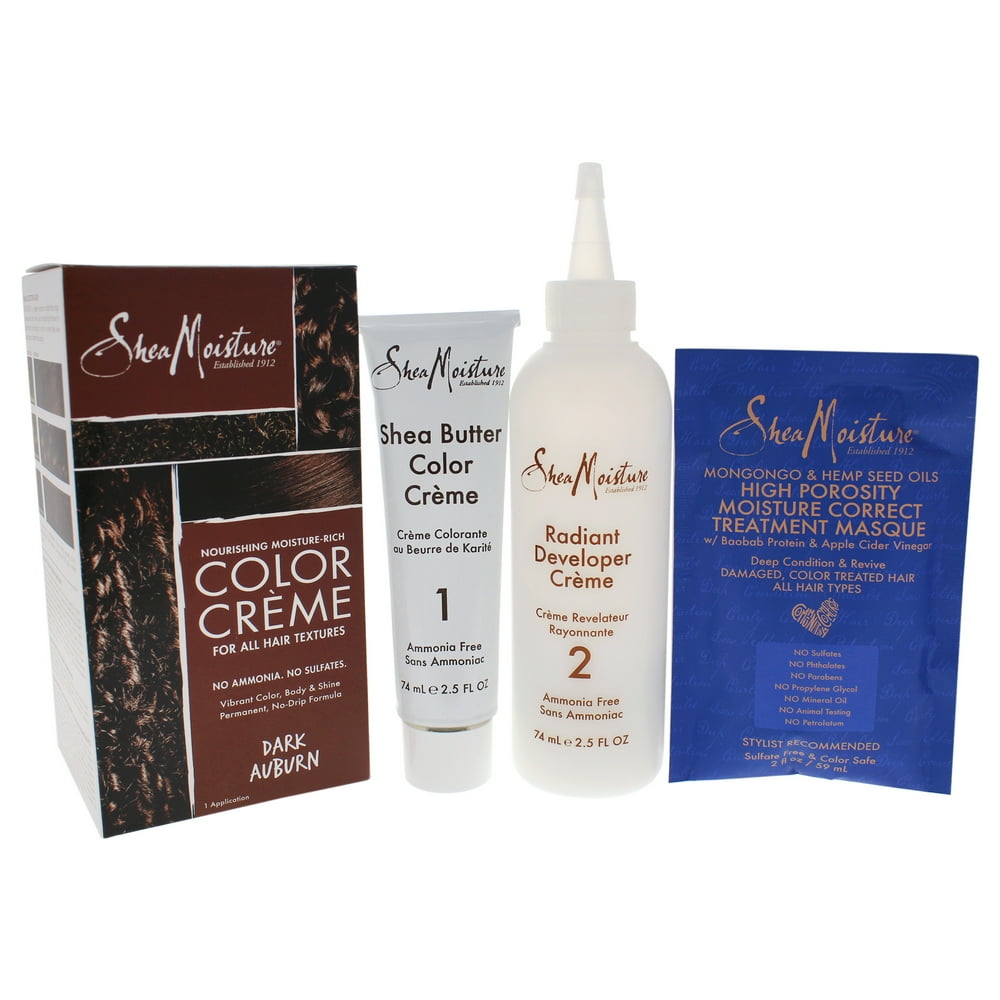 Shea Moisture Nourishing MoistureRich Color Creme Dark Auburn 1