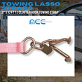 thumbnail image 5 of USA 10 Pack 2" x10' TJ Cluster Hook Car Strap for Wrecker Tow Truck Auto Hauling, 5 of 8